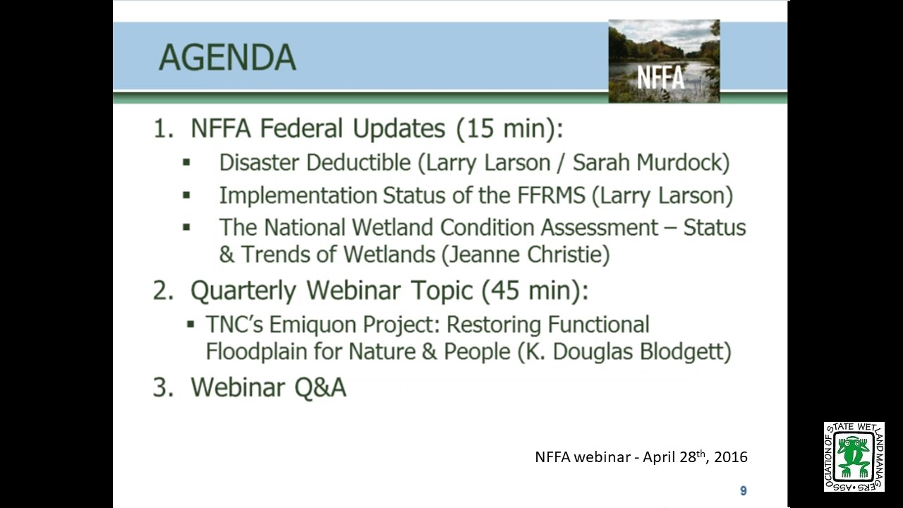 Presenter: K. Douglas Blodgett, Director of River Conservation, Illinois Chapter of The Nature Conservancy  