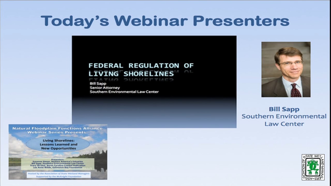 Pat 3: Presenter: Bill Sapp, Senior Attorney, Southern Environmental Law Center