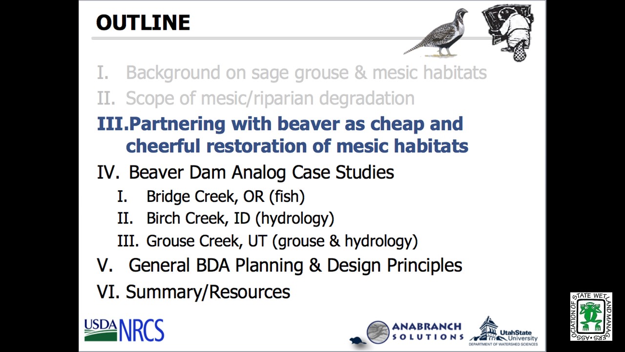 Part 3: Presenters: Jeremy Maestas, Sagebrush Ecosystem Specialist, USDA-NRCS West National Technology Support Center, Portland, OR and Dr. Joe Wheaton, Professor, Watershed Sciences Department, Utah 