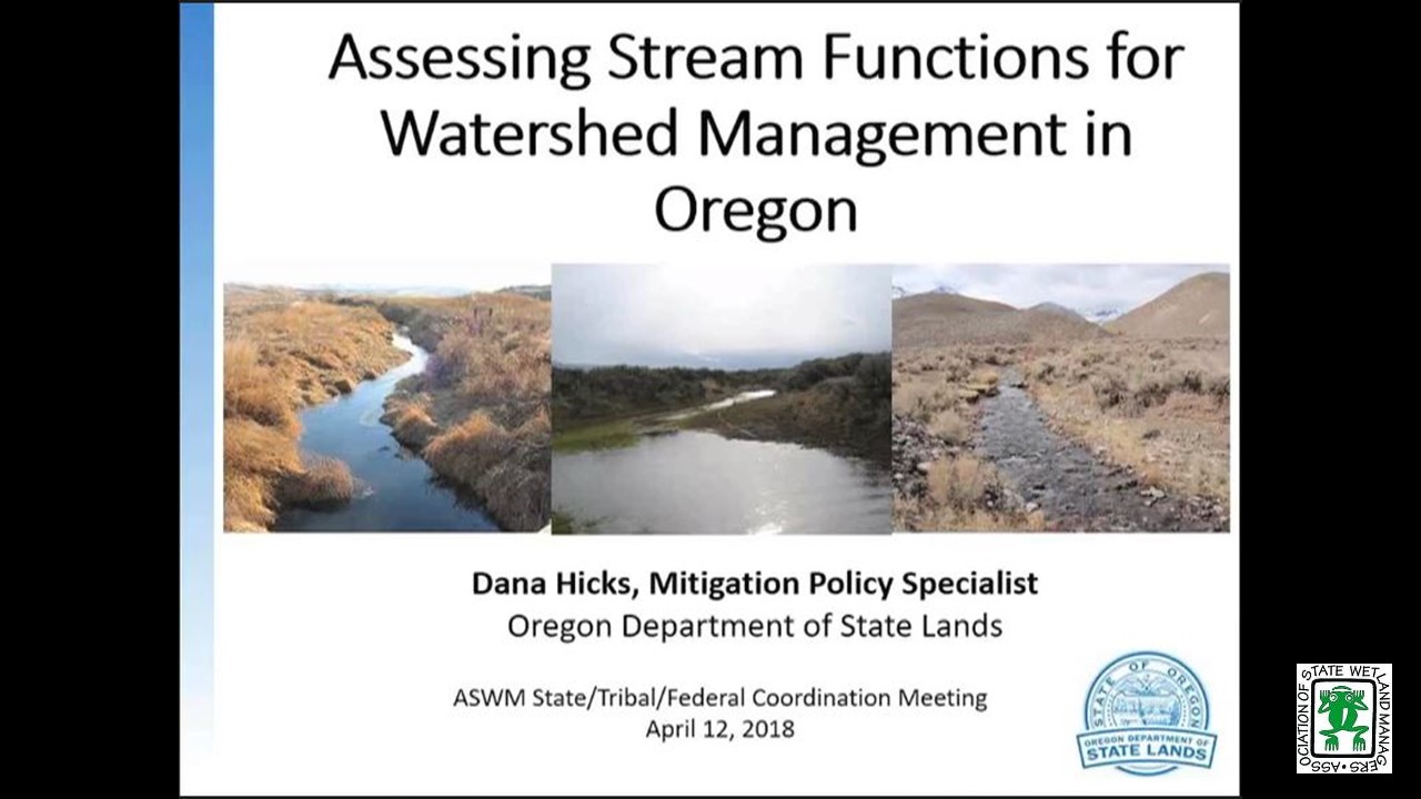 Hot Topics 2018 Annual Meeting - Dana Hicks, Oregon Department of State Lands 