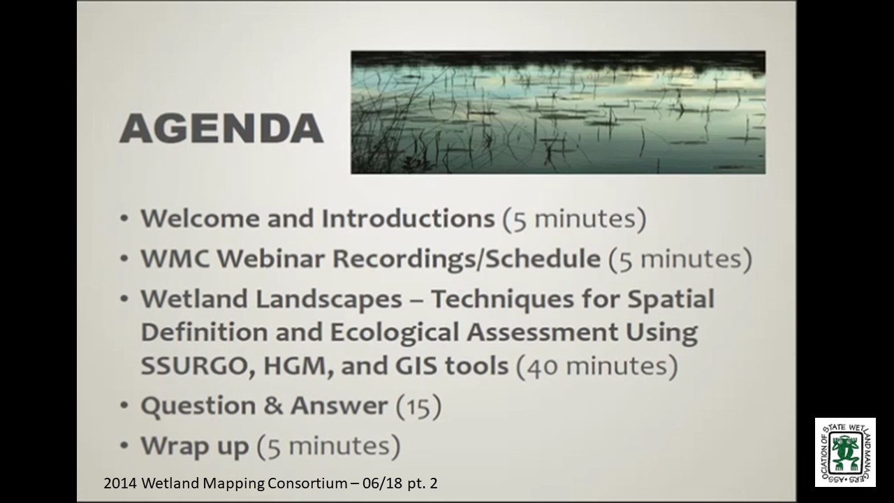 Part 2: Presenter: Richard A. Weber, P.E. Wetland Hydraulic Engineer, Wetland Team, CNTSC