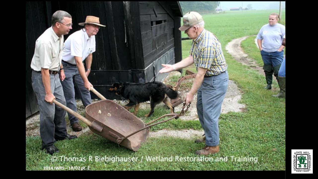 Part 2: Presenter: Tom Biebighauser, Wetland Restoration and Training 	 