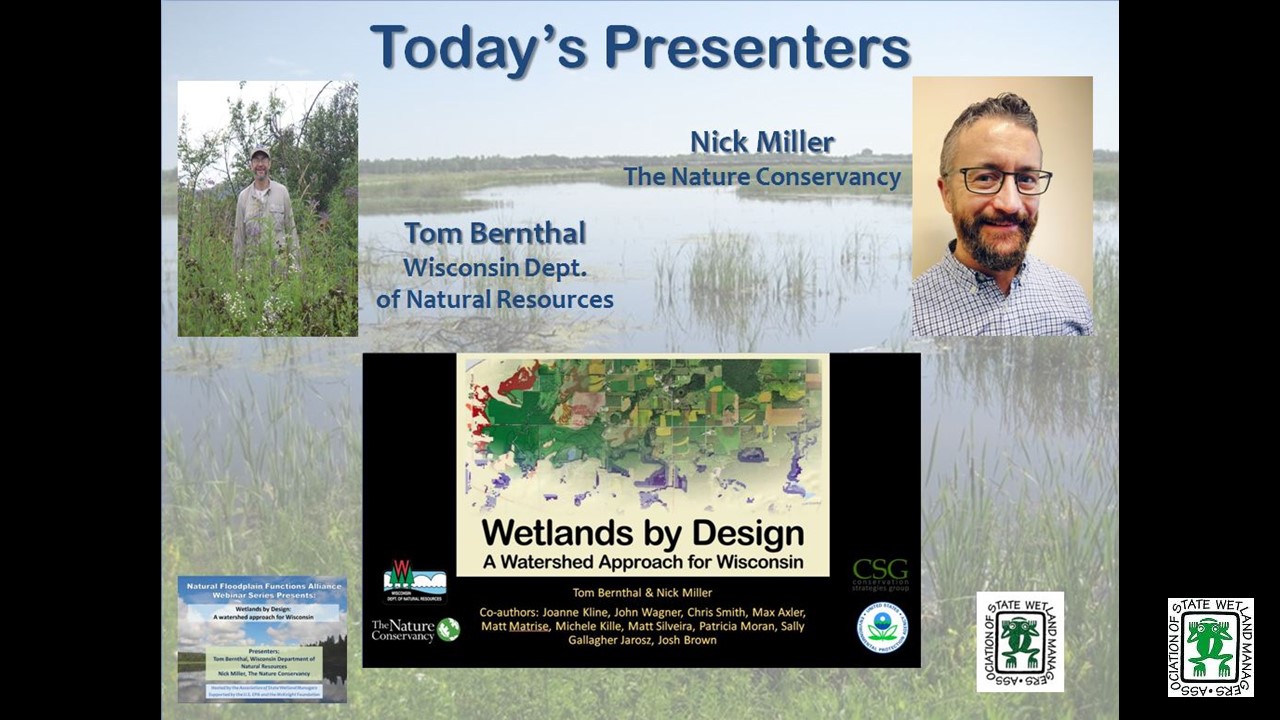 Part 2: Presenter: Tom Bernthal, Wisconsin Department of Natural Resources