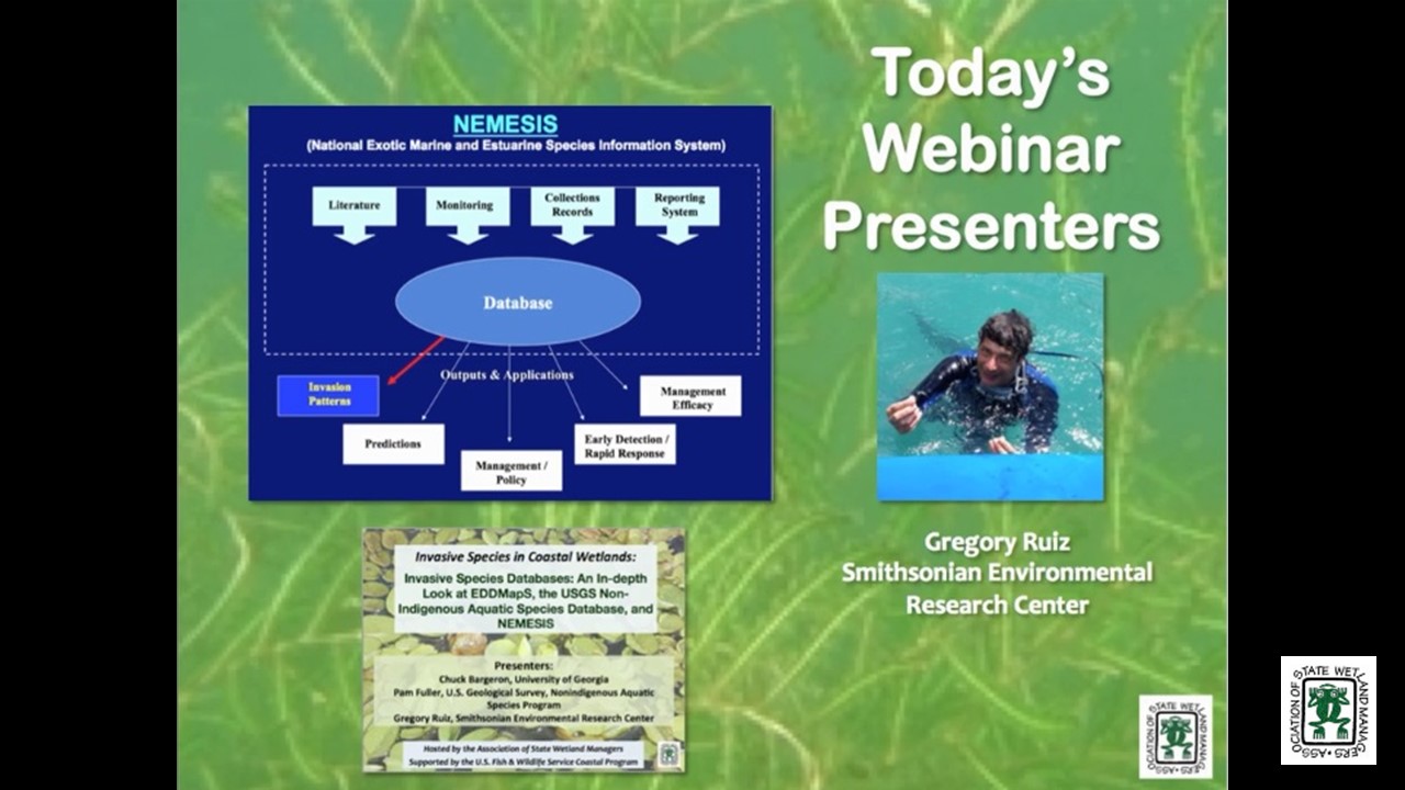 Part 4: Presenter: Gregory Ruiz, Smithsonian Environmental Research Center